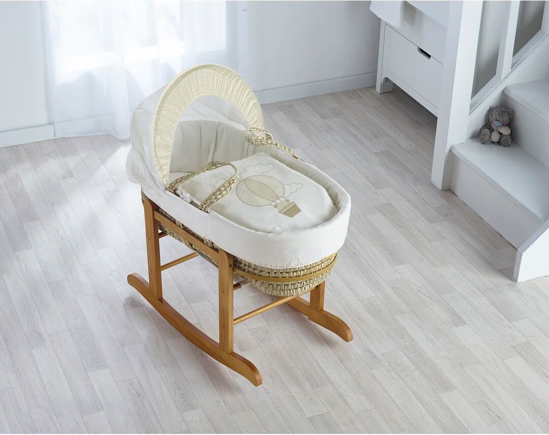 Photos - Cot Harriet Bee Sapphire In Balloon Moses Basket with Bedding and Stand brown