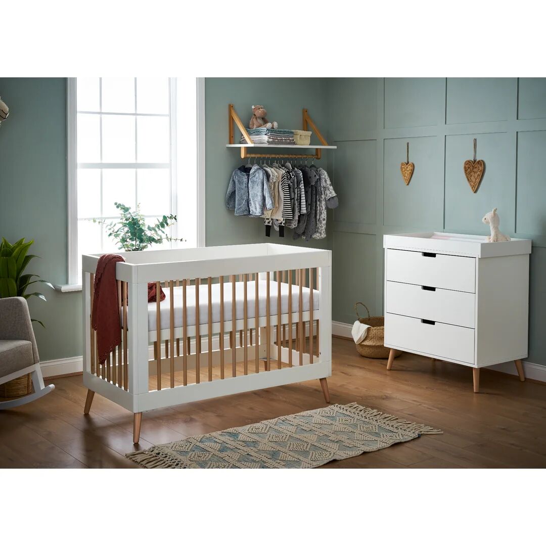 Obaby Maya Mini 2-Piece Nursery Furniture Set blue/gray/green