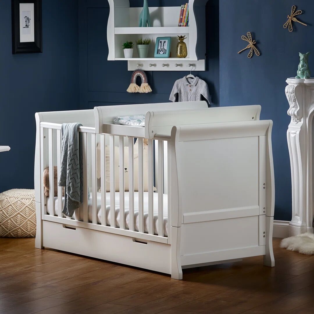 Photos - Cot Obaby Stamford Classic  Bed white 90.7 H x 155.0 W cm 