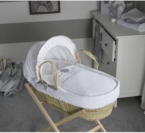 Clair De Lune Over the Moon Moses Basket Clair De Lune Colour: Grey  - Size: European Kingsize (160 x 200 cm)