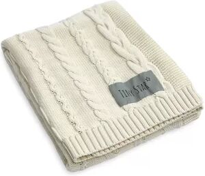 Isabelle & Max Annora 100% Cotton Baby Blanket Isabelle & Max Colour: Creme  - Size: 66.04cm H x 101.6cm W x 1.91cm D