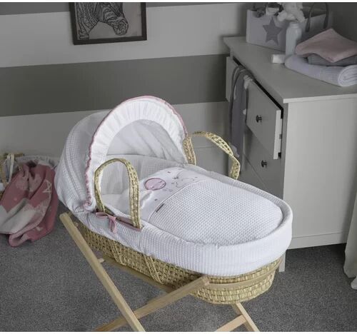 Clair De Lune Over the Moon Moses Basket Clair De Lune Colour: Pink  - Size: European Double (140 x 200 cm)