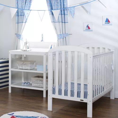 Obaby Lily Cot 2-Piece Nursery Furniture Set Obaby Colour: White