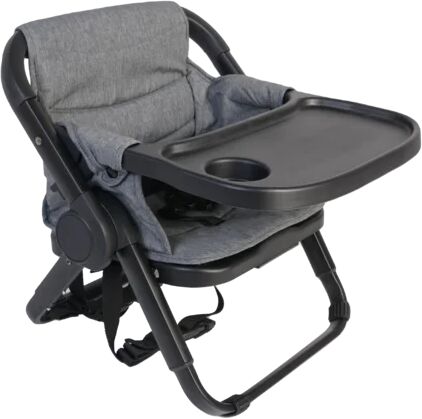 ONNA Booster Seat ONNA Finish: Grey/Black  - Size: 9cm H X 34cm W X 53cm D