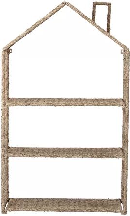 Bloomingville Samad 137.5cm Bookcase Bloomingville  - Size: 42cm H X 1cm W X 32cm D