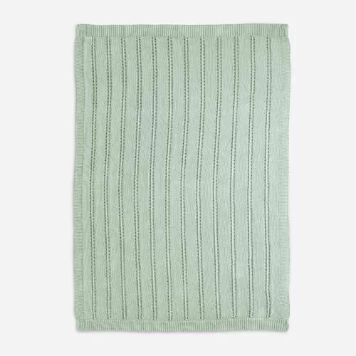 Isabelle & Max Matson Warm Plaid Baby Blanket Isabelle & Max Colour: Green  - Size: 50cm H X 150cm W X 45cm D