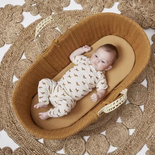 The Little Green Sheep Moses Basket The Little Green Sheep Colour: Honey  - Size: