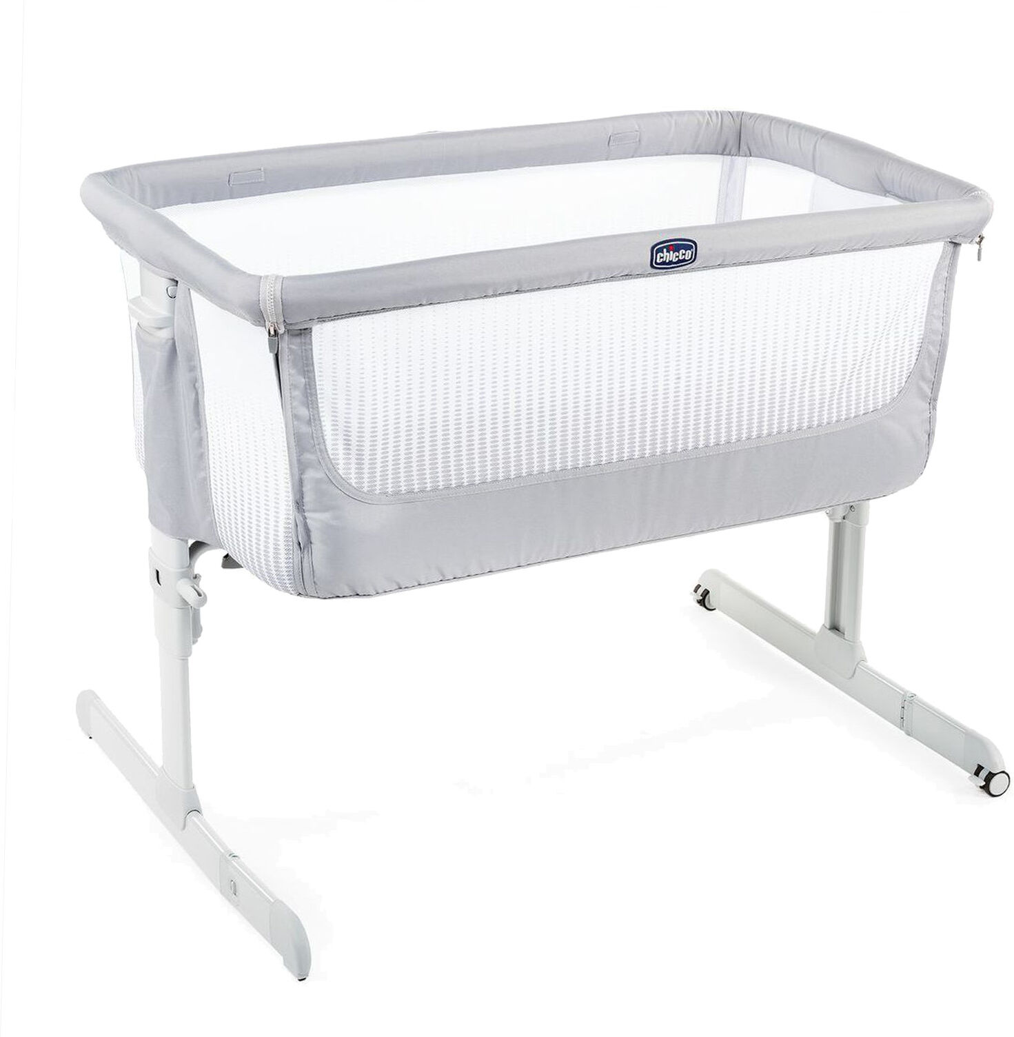 Chicco Next2Me Air Bedside Crib - Stone Grey