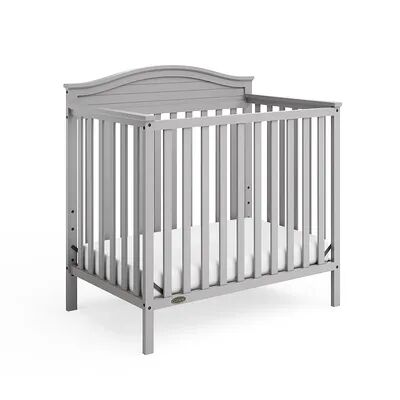 Graco Stella 4-in-1 Convertible Mini Crib, Grey