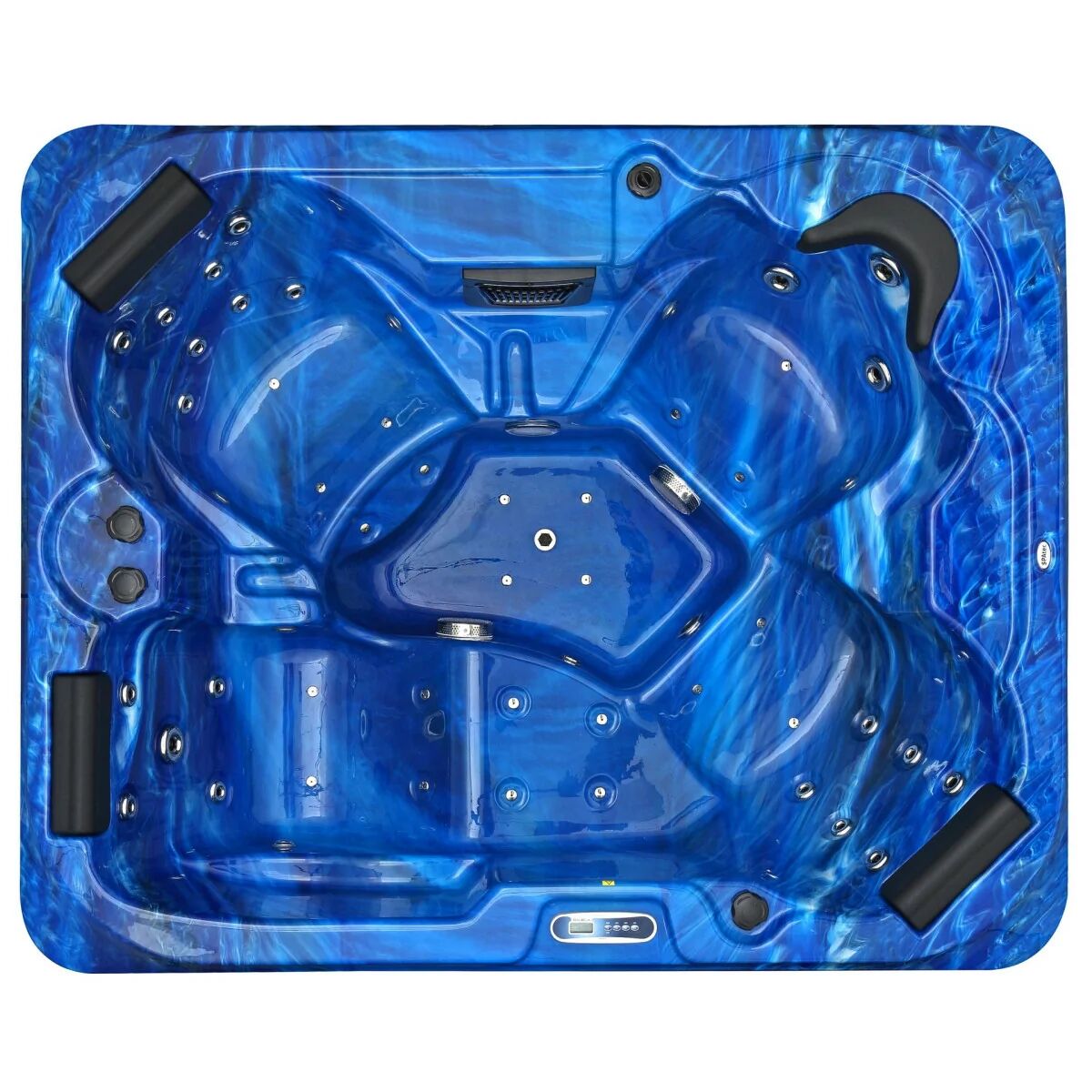 Spatec Jacuzzi Outdoor Whirlpools - SPAtec 500B blau