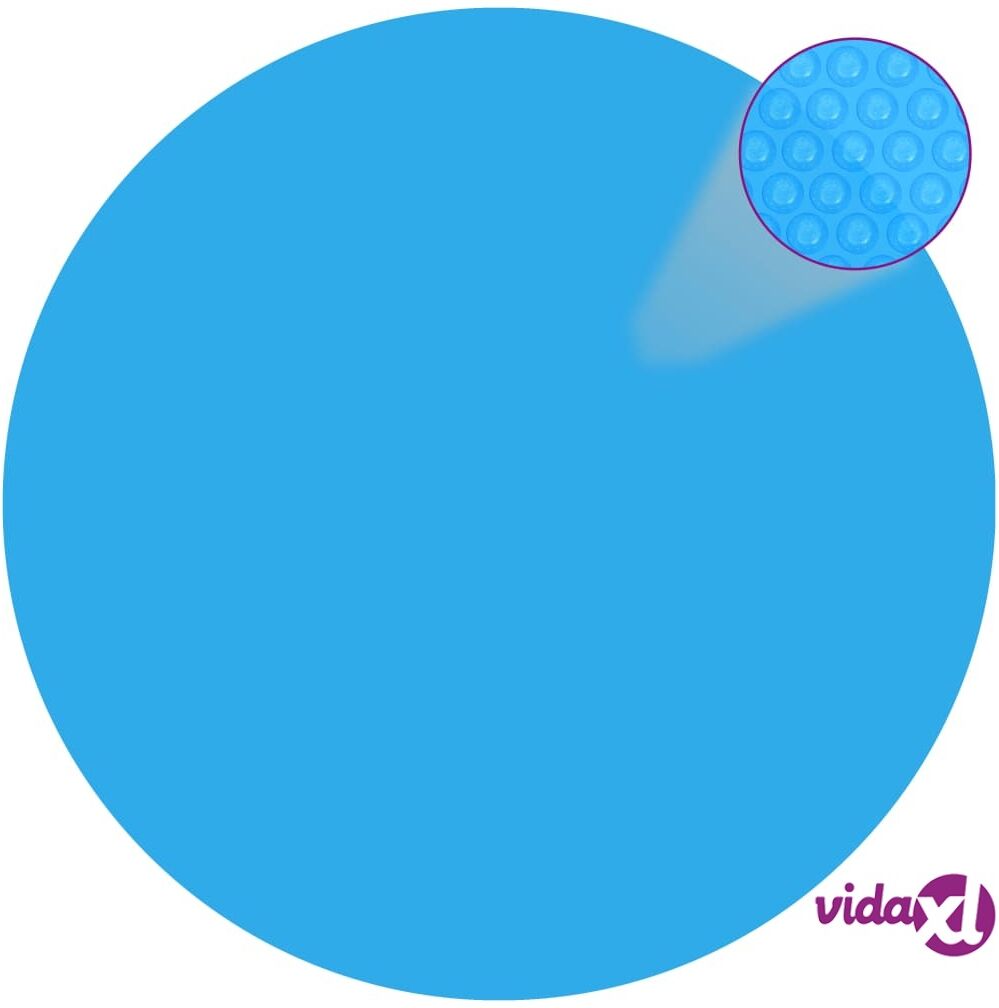 vidaXL Round Pool Cover 488 cm PE Blue