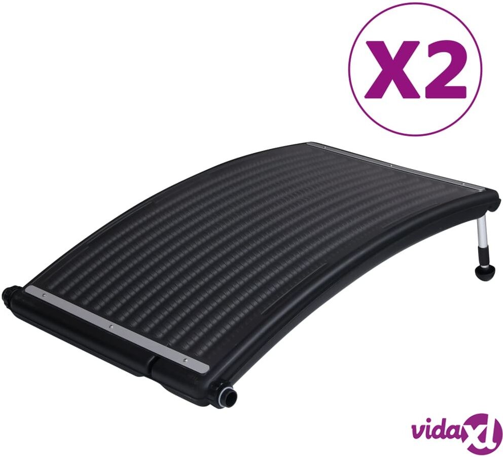 vidaXL Curved Pool Solar Heating Panels 2 pcs 110x65 cm