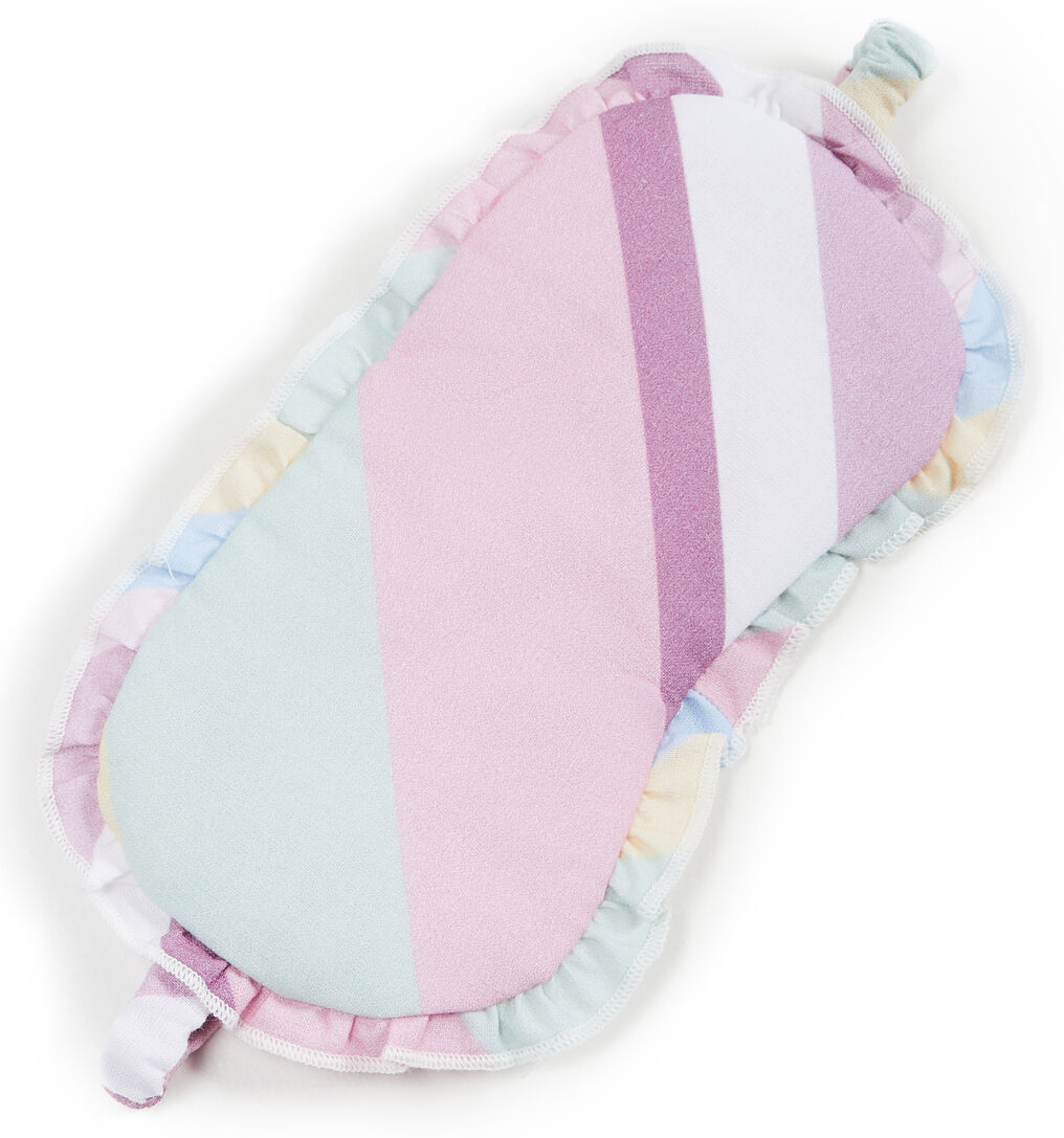 Olivia Rubin Jenny Eye Mask Multi Pastel Stripe One Size    size: