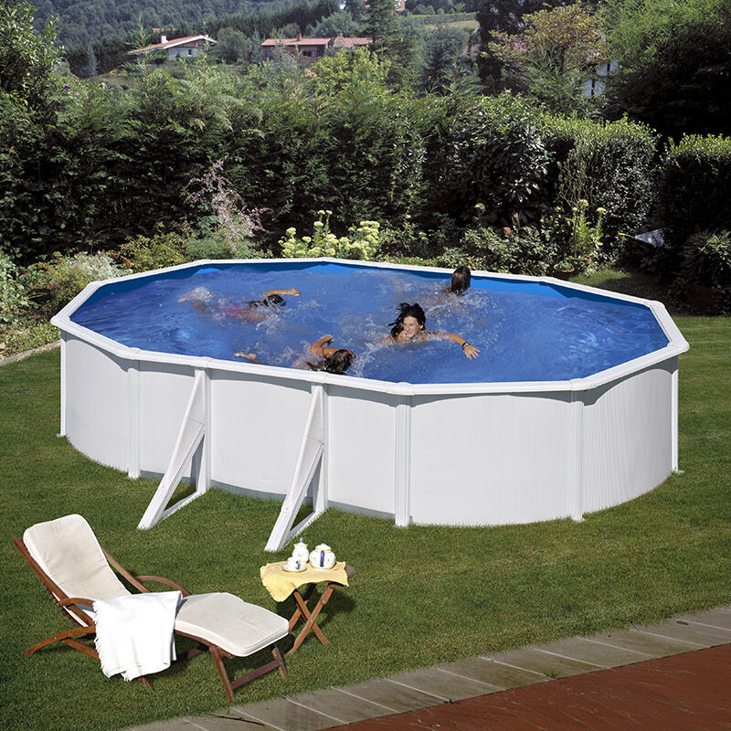 Gre Gré Piscine acier Gré Fidji ovale Dimension - 7,30 x 3,75 x h1,20m