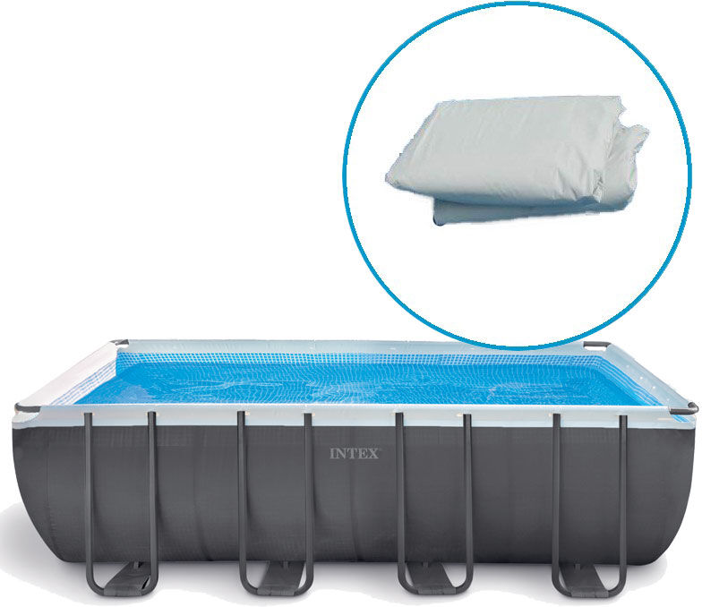 Intex Liner pour piscine Intex Ultra Silver tubulaire rectangulaire Dimension - 7,32 x 3,66 x h1,32m