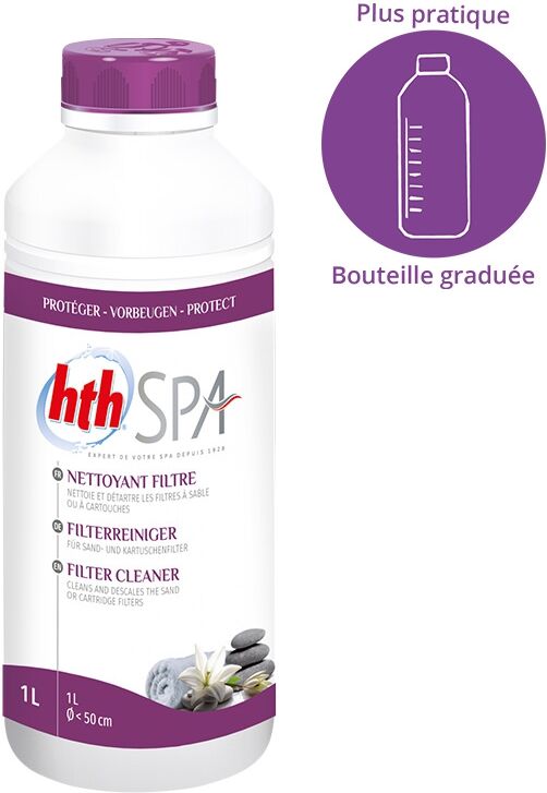 HTH Spa - Nettoyant filtre - 1L