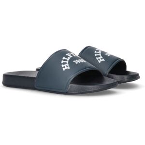 Tommy Hilfiger Badepantolette »LOGO POOL SLIDE«, Sommerschuh, Badeschuh,... blau Größe 35