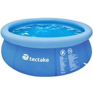 tectake Swimming Pool rund Ø 240 x 63 cm - blau