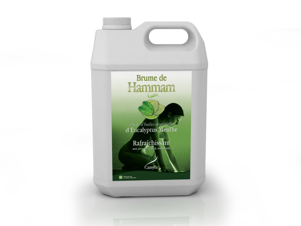 Vente-unique.ch Ätherische Öle Brume de Hammam 5L - EUCALYPTUS/MENTHE