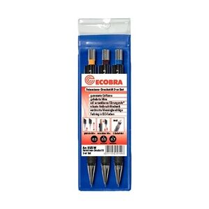 Ecobra Druckbleistift-Set mit 3 Stiften in 0,3/0,5/0,7 mm