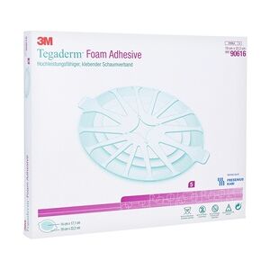 Fresenius Kabi Deutschland GmbH TEGADERM Foam Adhesive FK 19x22,2 cm oval 90616 5 Stück