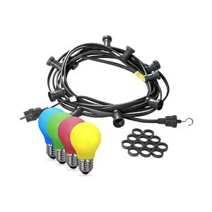 Illu-/Partylichterkette 30m Außenlichterkette Germany 50 bunte LED Tropfenlampen