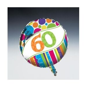 60. Geburtstag Folienballon