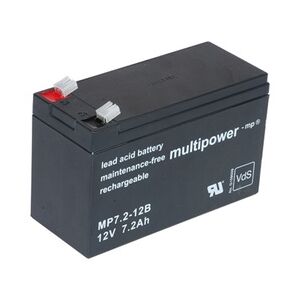 Multipower Ersatzakku für Belkin Universal F6C800evUNV Markenakku mit VdS MP 12V 7,2Ah