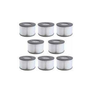 ETING Mscomft 4er Pack Ersatzfilter für mspa Whirlpoolfilter – Filterkartuschen für Unterwasser und Hot Spa – für aufblasbare Pools – Modell ab 2020