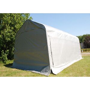 Dancover Zeltgarage Lagerzelt Garagenzelt PRO 3,77x7,3x3,18m PVC, Grau