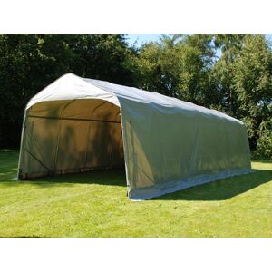 Dancover Zeltgarage Lagerzelt Garagenzelt PRO 3,6x8,4x2,68m PVC, Grau