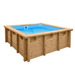 Holzpool - Set Evolution Rechteck 210 x 210 x 78 cm Evolution Basic Set