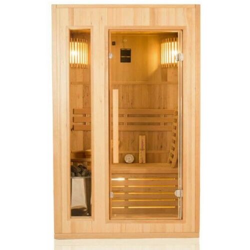 FRANCE SAUNA Zen 2-Personen-Dampfsauna mit Harvia-Ofen