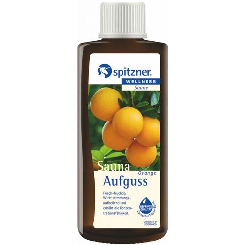 Spitzner Saunaaufguss Orange 190 ml Sauna Aufguss Konzentrat 8850024 – Spitzner