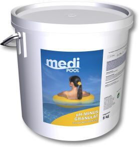 mediPOOL GmbH mediPOOL pH-Minus Granulat, Granulat zur Senkung des pH-Wertes, 5 kg - Eimer