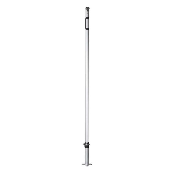 Doppler Mast fÃ¼r Darwin/Alupro Sonnensegel Aluminium Hellgrau