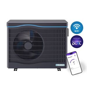 Swim & Fun Fuld Inverter Varmepumpe 9kW, -7C, WiFi