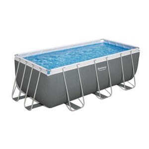 Bestway Rektangulær Rørformet Pool 56457 Power Steel 412x201x122cm  8124 Liters