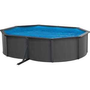 Swim & Fun Pool Basic, 490x360x120 Cm, Antracitgrå, 15.900l