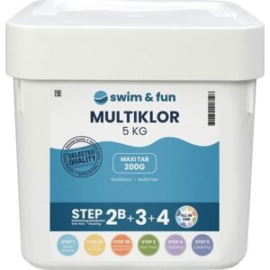 Swim & Fun Multiklor Maxi Tab 200 G, 5 Kg