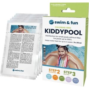 Swim & Fun Kiddypool Desinfektion, Klorfri, 5 X 25 Ml