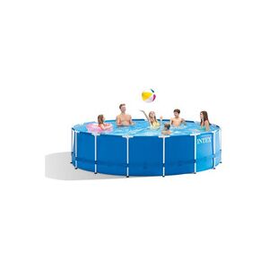 Intex Metal Frame Pool, 16.805L, 457x122 cm, inkl. filterpumpe