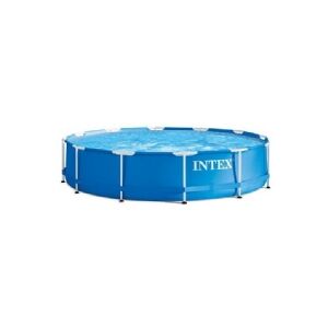 Intex Metal Frame Pool Sæt, 4.485L, 305X76 cm, inkl. filterpumpe