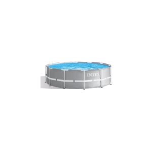 Intex Pool Intex 26716 - 8592 l - Pool med ramme - Voksen og barn - Stige - Grå - 36,9 kg