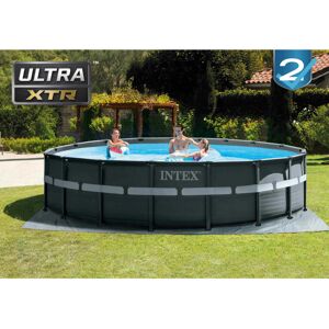 Intex pool med Ultra XTR-stel 549x132 cm med sandfilterpumpe