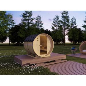 VOGUE SAUNA Sauna de exterior 6 plazas - Ancho 185 x Prof. 220 x Alt. 190 cm - ISOKYRO