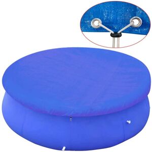 vidaXL Cubierta para piscina sobre el suelo redonda 360- 67 cm