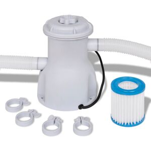 vidaXL Bomba de filtro para piscina 300 gal / h