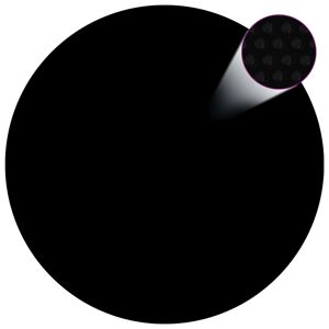 vidaXL Cubierta de piscina PE negro 488 cm