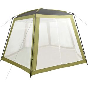 vidaXL Carpa para piscina de tela verde 500x433x250 cm